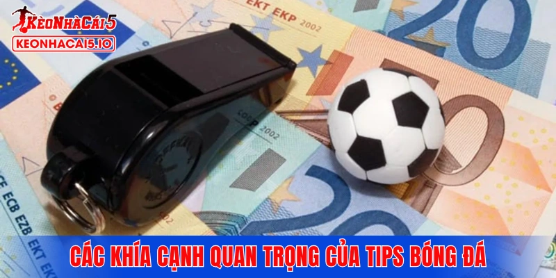 Các khía cạnh quan trọng chi phối độ chính xác của tips bóng đá